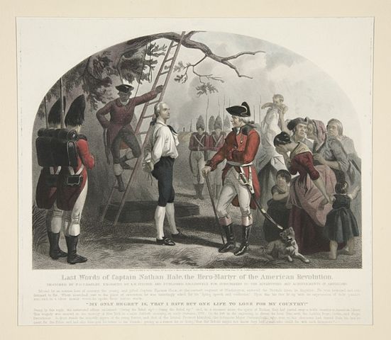 Last Words of Nathan Hale by Ritchie