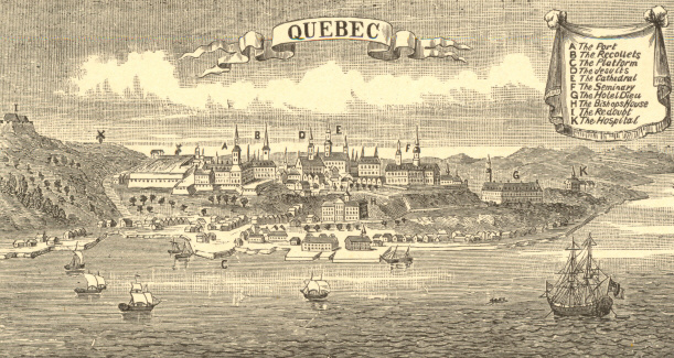 [Illustration: Quebec in 1730--From an old Print.]
